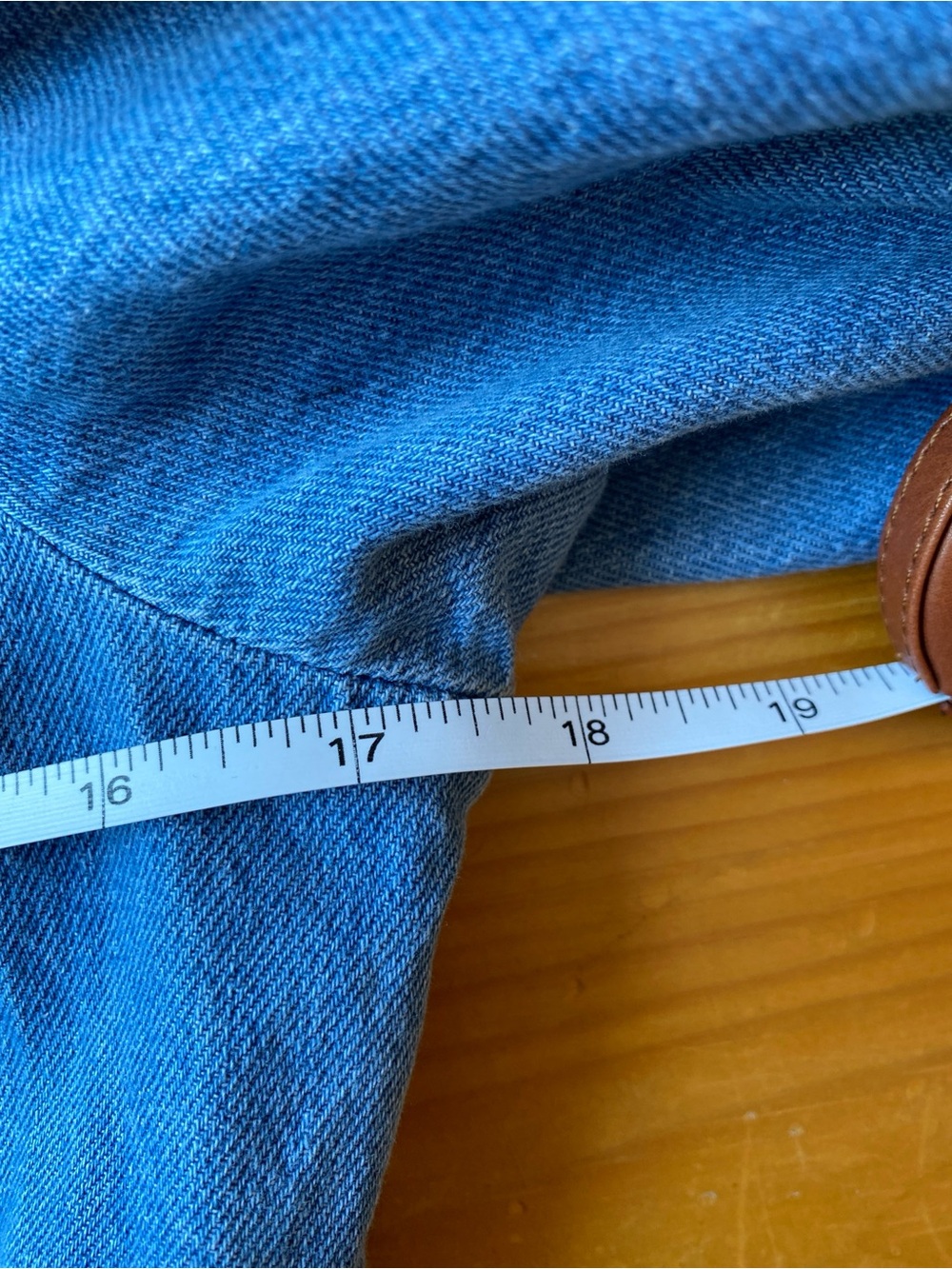 H&M Light Blue Denim Romper with Button Front - Picture 7 of 9